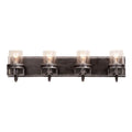 Kalco Lighting Bexley 28-in 4 Light Socket Vintage Iron Bath Wall Sconce