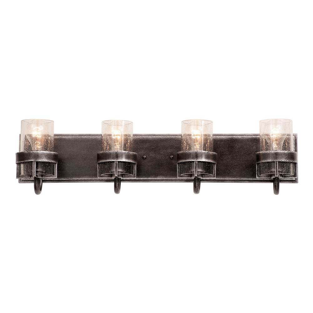 Kalco Lighting Bexley 28-in 4 Light Socket Vintage Iron Bath Wall Sconce
