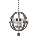 Kalco Lighting Sharlow 19-in 5 Light Socket Polished Chrome Pendant