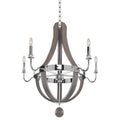 Kalco Lighting 300482CH Polished Chrome Sharlow 31.5-in 5 Light Socket Polished Chrome Chandelier Image 1