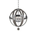 Kalco Lighting Sharlow 25-in 6 Light Socket Polished Chrome Chandelier