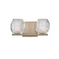 Kalco Lighting Regent 11-in 2 Light Socket Satin Nickel Bath Wall Sconce