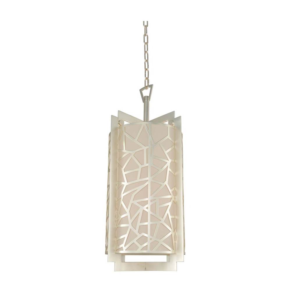 Kalco Lighting Miramar 16-in 8 Light Socket Rose Silver Chandelier