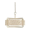Kalco Lighting Miramar 26-in 5 Light Socket Rose Silver Semi-flush Mount
