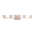 Kalco Lighting Bianco 30-in 5 Light Socket Polished Nickel Vanity Light