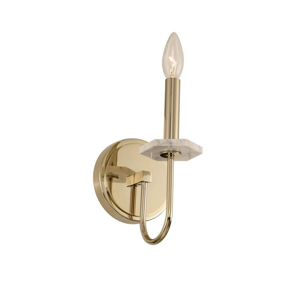 Kalco Lighting Carrara 12-in 1 Light Socket Champagne Gold Wall Sconce