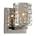 Kalco Lighting Bridgeport 5-in 1 Light Socket Polished Stainless Steel Bath Wall Sconce