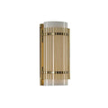 Kalco Lighting Edgewater 10-in 1 Light Led Vintage Pearlized Brass Vanity Light
