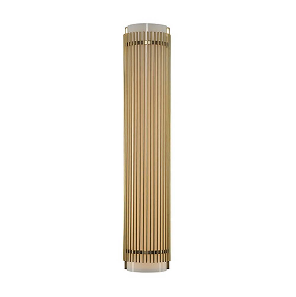 Kalco Lighting 309283VBR Vintage Pearlized Brass Edgewater 26-in 1 Light Led Vintage Pearlized Brass Vanity Light Image 1