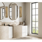 Kalco Lighting Edgewater 26-in 1 Light Led Vintage Pearlized Brass Vanity Light