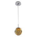 Kalco Lighting Meteor 6-in 1 Light Socket Polished Chrome Pendant