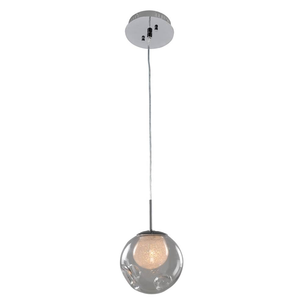 Kalco Lighting Meteor 6-in 1 Light Socket Polished Chrome Pendant