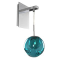 Kalco Lighting Meteor 17-in 1 Light Socket Polished Chrome Wall Sconce