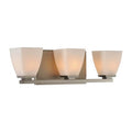 Kalco Lighting Huntington 18.5-in 3 Light Socket Satin Nickel Vanity Light