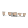 Kalco Lighting Huntington 33-in 5 Light Socket Polished Chrome Vanity Light