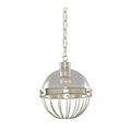 Kalco Lighting Montauk 9-in 1 Light Socket Polished Nickel Pendant