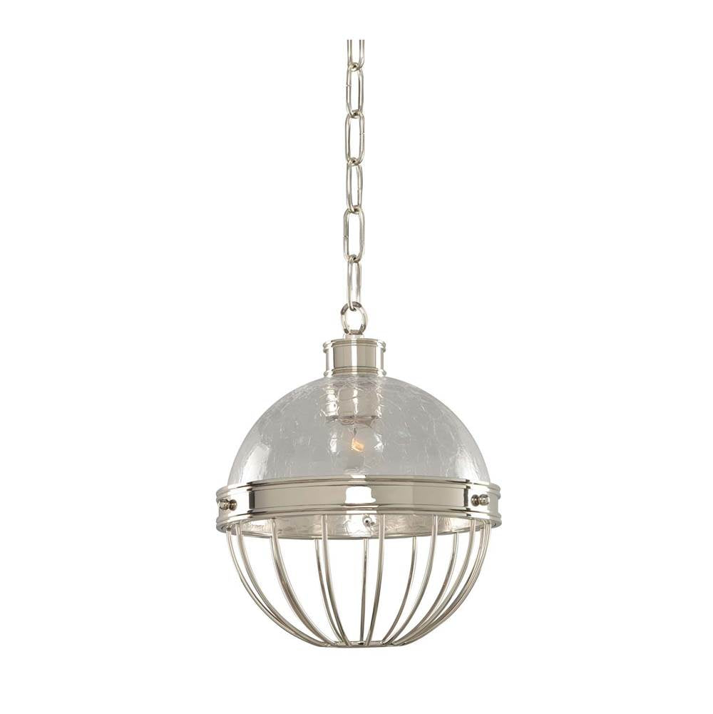Kalco Lighting Montauk 9-in 1 Light Socket Polished Nickel Pendant