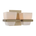 Kalco Lighting Malibu 10-in 2 Light Socket Burnished Bronze (outdoor) Bath Wall Sconce