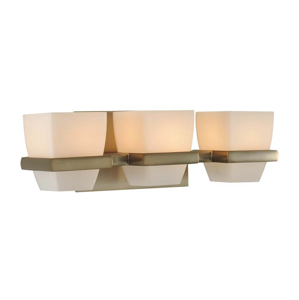 Kalco Lighting Malibu 16-in 3 Light Socket Burnished Bronze (outdoor) Vanity Light