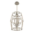 Kalco Lighting Bradbury 15-in 3 Light Socket Polished Nickel Pendant