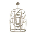 Kalco Lighting Bradbury 24-in 4 Light Socket Polished Nickel Pendant