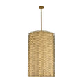 Kalco Lighting Paloma 25-in 1 Light Led Vintage Pearlized Brass Chandelier