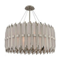 Kalco Lighting Massina 28-in 8 Light Socket Polished Nickel Pendant