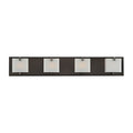 Kalco Lighting Meridian 30-in 4 Light Socket Brushed Black Nickel Vanity Light