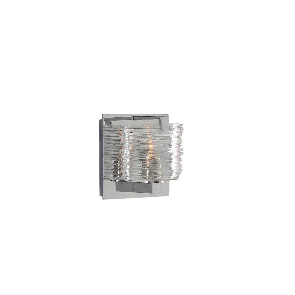 Kalco Lighting South Bay South Bay 5-in 1 Light Socket Polished Chrome Bath Wall Sconce