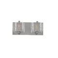 Kalco Lighting South Bay South Bay 12-in 2 Light Socket Polished Chrome Bath Wall Sconce