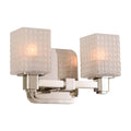 Kalco Lighting Avanti 10-in 2 Light Socket Polished Nickel Bath Wall Sconce