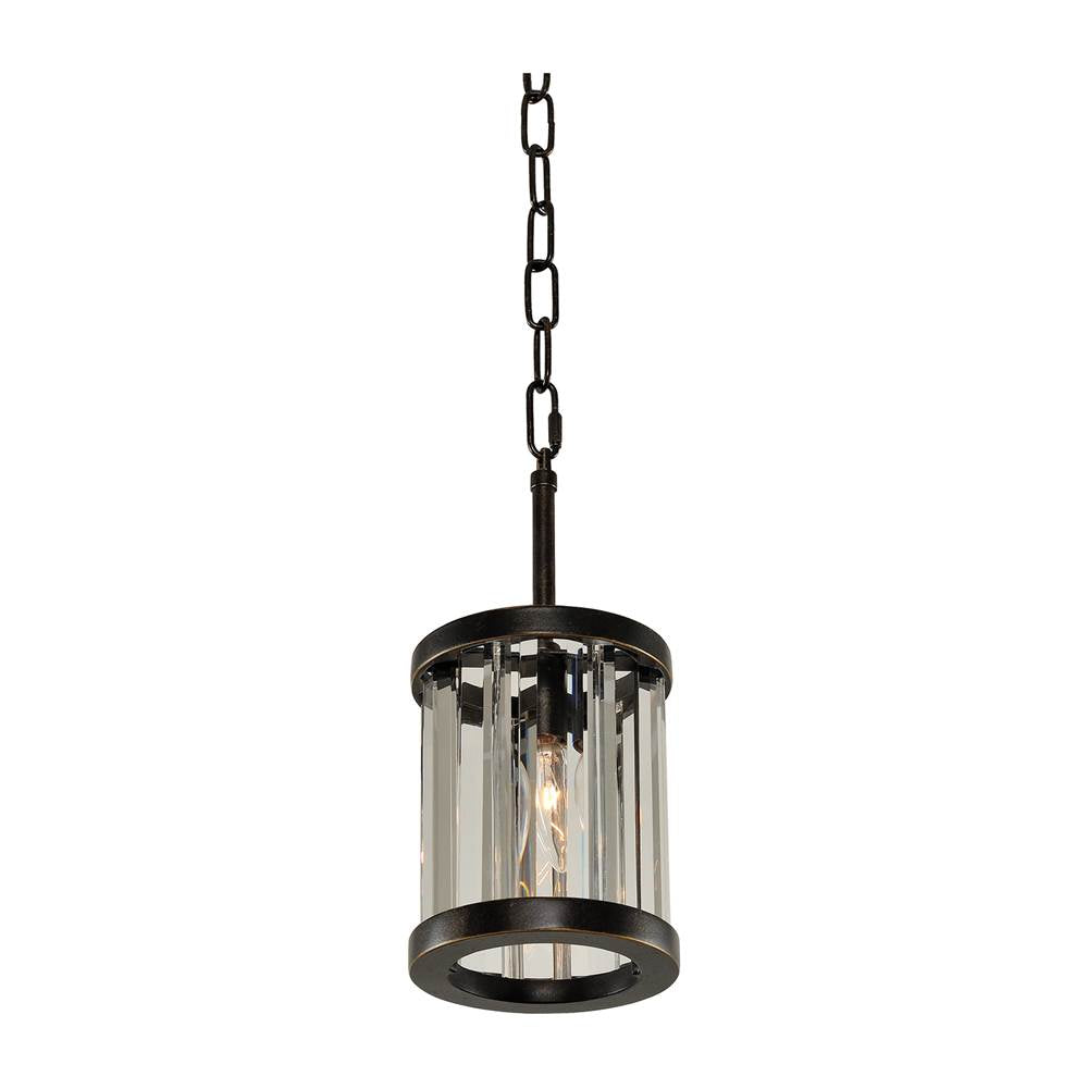 Kalco Lighting 314250SB Sienna Bronze Essex 5.5-in 1 Light Socket Sienna Bronze Pendant Image 1