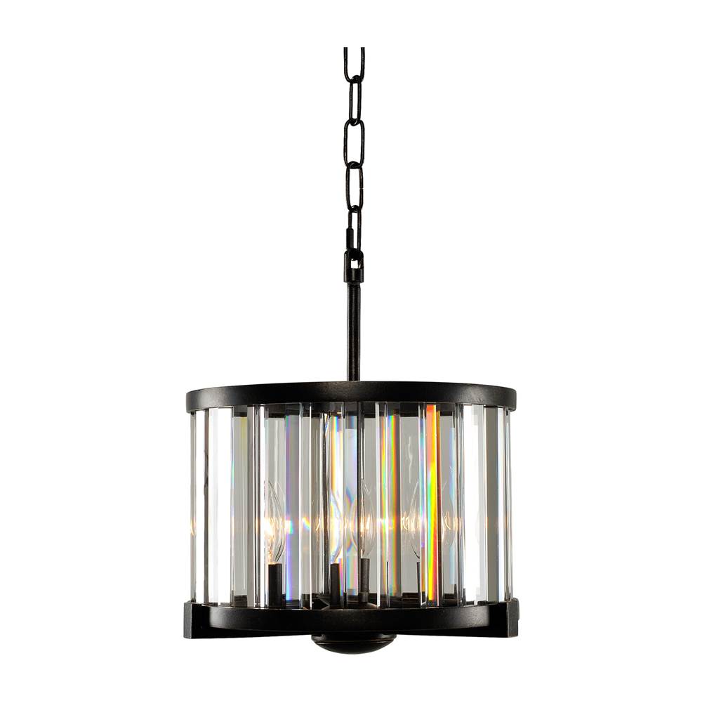 Kalco Lighting Essex 12.5-in 3 Light Socket Sienna Bronze Semi-flush Mount