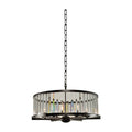 Kalco Lighting Essex 26-in 6 Light Socket Sienna Bronze Pendant