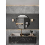 Kalco Lighting Corona 5-in 1 Light Socket Polished Chrome Bath Wall Sconce