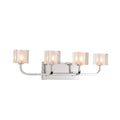 Kalco Lighting Arcata 24-in 4 Light Socket Polished Chrome Vanity Light