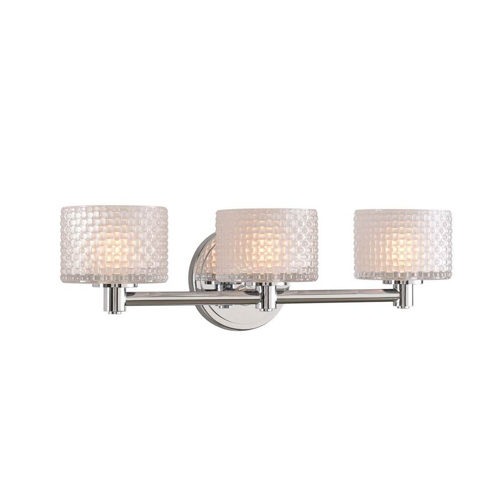 Kalco Lighting 315533CH Polished Chrome Willow 19-in 3 Light Socket Polished Chrome Vanity Light Image 1