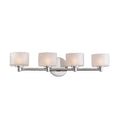 Kalco Lighting Willow 26-in 4 Light Socket Polished Chrome Vanity Light