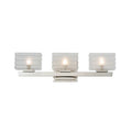 Kalco Lighting Victoria 23-in 3 Light Socket Polished Nickel Vanity Light