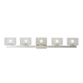 Kalco Lighting Victoria 40-in 5 Light Socket Polished Nickel Vanity Light