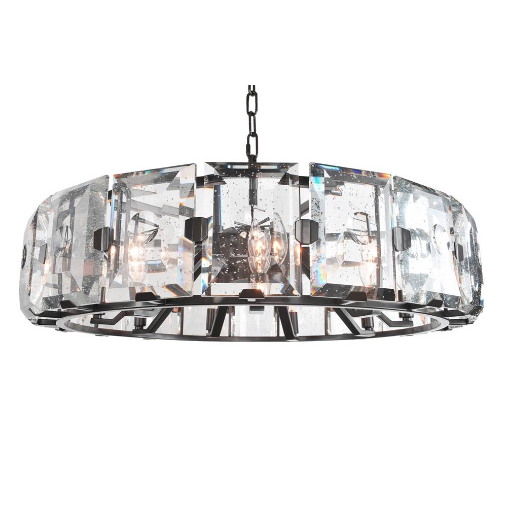 Kalco Lighting Giada 30-in 9 Light Socket Dark Bronze Chandelier