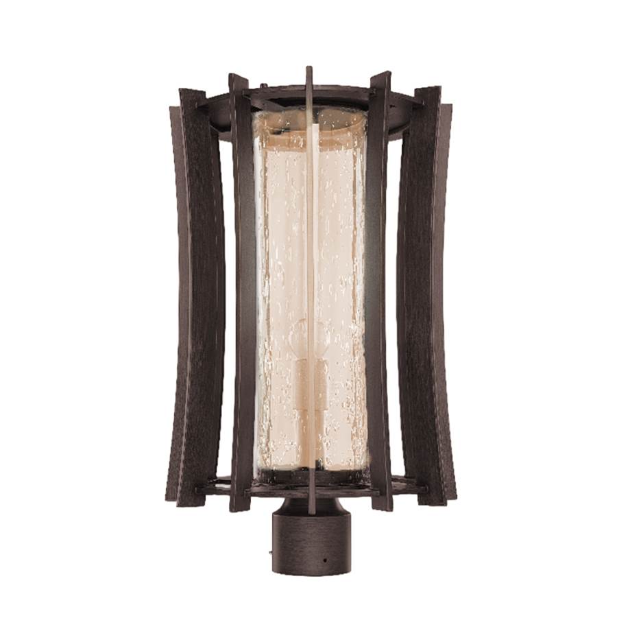 Kalco Lighting Ronan 20-in 1 Light Socket Bronze Dusk Outdoor Post Mount