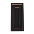 Kalco Lighting Chrysler 20-in 1 Light Led Matte Black Outdoor Wall Sconce