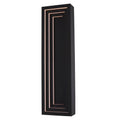 Kalco Lighting Chrysler 32-in 1 Light Led Matte Black Outdoor Wall Sconce
