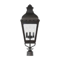 Kalco Lighting Winchester Outdoor Winchester Outdoor 28.8-in 3 Light Socket Aged Iron Outdoor Post Mount