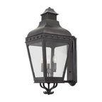 Kalco Lighting 403323AI Aged Iron Winchester Outdoor 29.75-in 3 Light Socket Aged Iron Wall Sconce Image 1