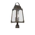 Kalco Lighting Arlington 23.8-in 3 Light Socket Aged Bronze Outdoor Post Mount