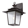 Kalco Lighting Saddlebrook Outdoor Saddlebrook Outdoor 15-in 1 Light Socket Aged Iron Wall Sconce