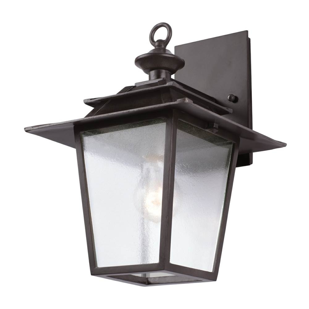 Kalco Lighting Saddlebrook Outdoor Saddlebrook Outdoor 15-in 1 Light Socket Aged Iron Wall Sconce