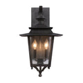 Kalco Lighting Saddlebrook Outdoor Saddlebrook Outdoor 21-in 2 Light Socket Aged Iron Wall Sconce